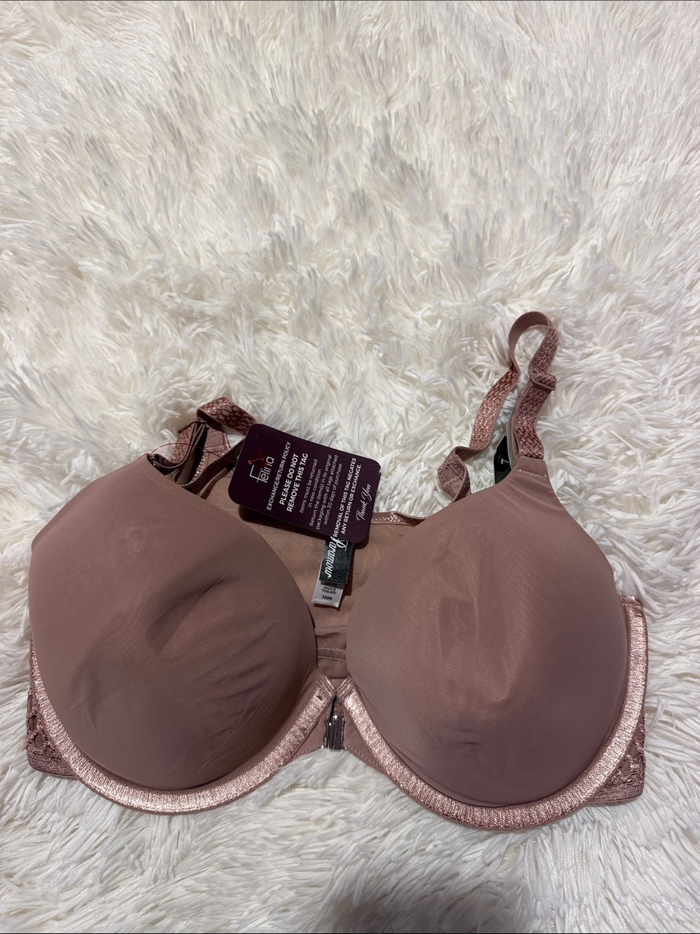 Felina Smooth Molded T-Shirt Bra in Mauve